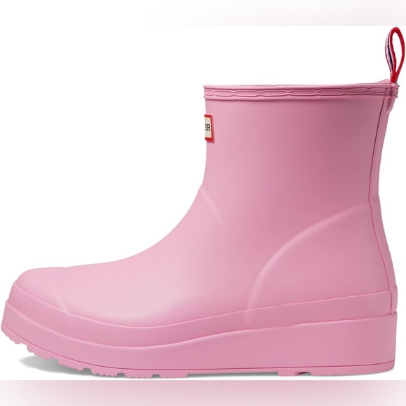 HUNTER ORIGINAL PLAY SHORT BOOTS IN PINK FIZZ 6 37 EU - Picture 3 of 9